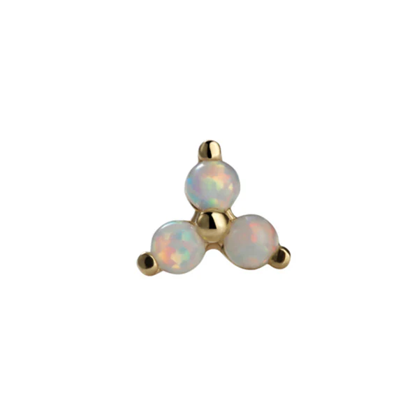 14K Solid Gold Trinity Cluster - Image 3