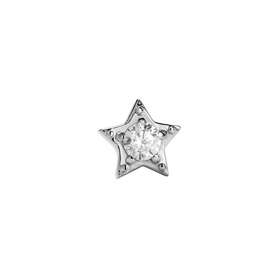 14K Solid Gold Zirconia Star - Image 3