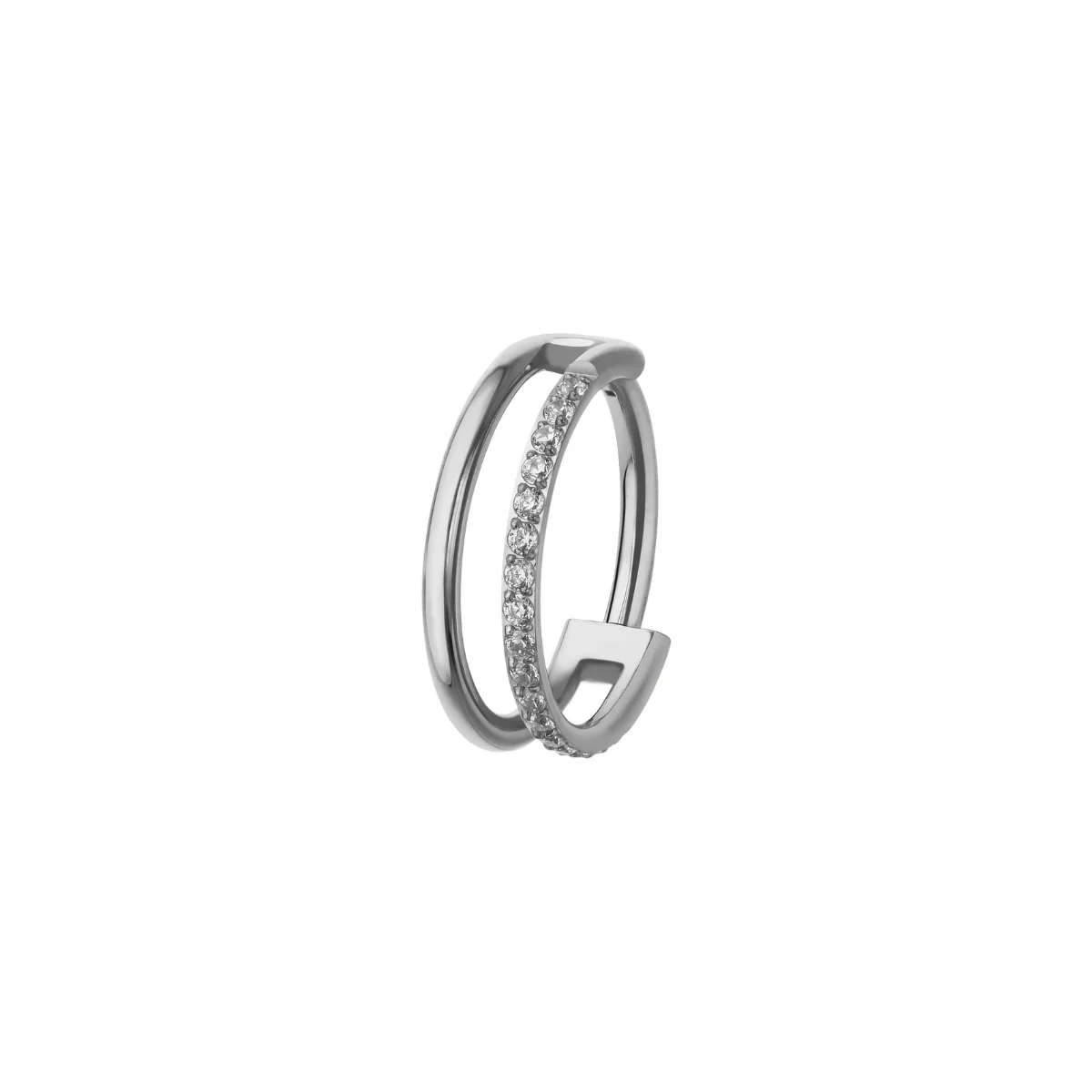 Duo Polished Pavé Clicker - Image 4