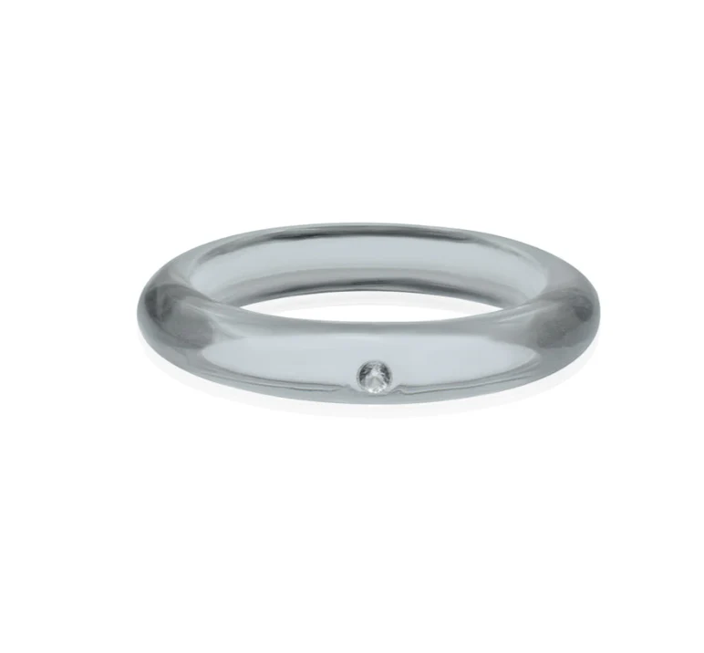 Candy-Colored Resin Rings with Zirconia - Image 10