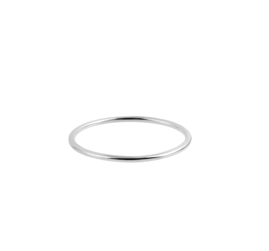 Dainty Round Stacking Ring - Image 5